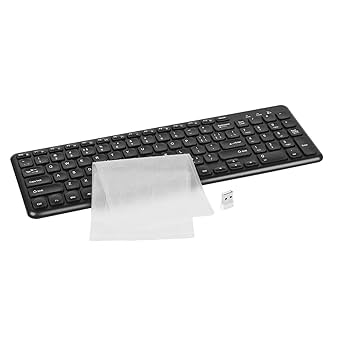 ホワイト薄型ワイヤレスキーボード本体 2449 NiZ Mini84 静電容量無接点キーボード コンパクトサイズ 白い